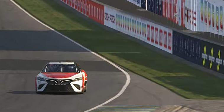 Watch a Simulated Lap of Le Mans in a NASCAR Stock Car