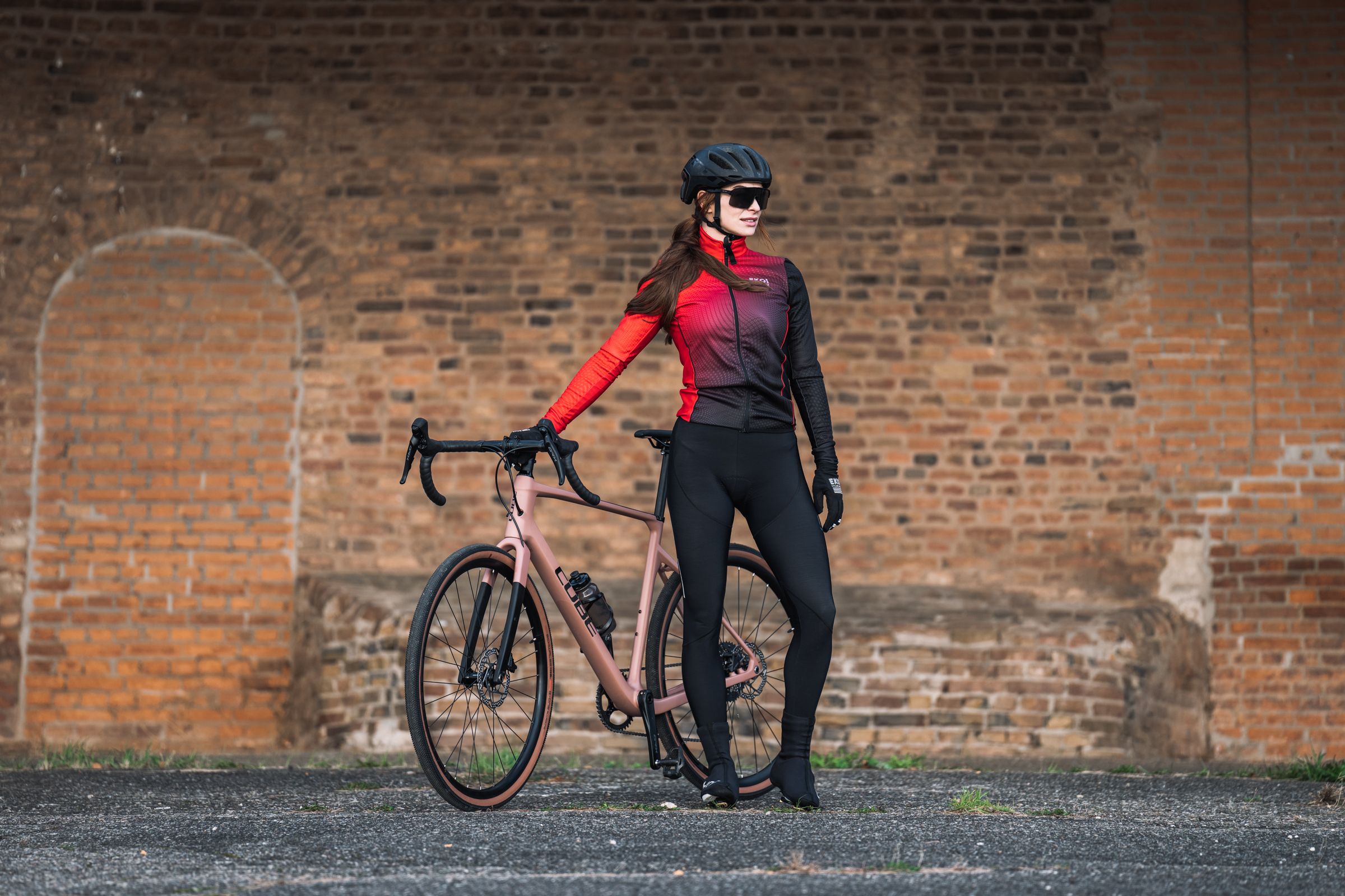 Op te slaan brand Wortel Review Ekoï Dames Thermal fietsjack en Straps lange fietsbroek