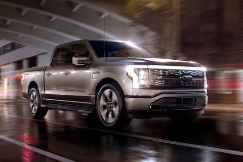 2022 ford f150 lightning front