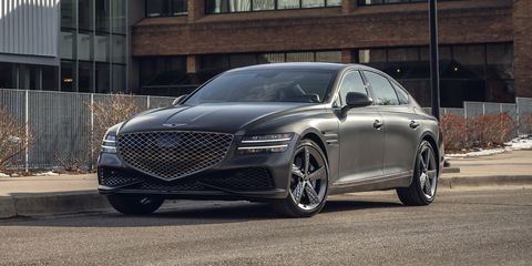 View Photos of the 2022 Genesis G80 Sport