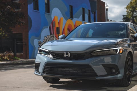 View Photos of the 2022 Honda Civic Sport Touring Hatchback