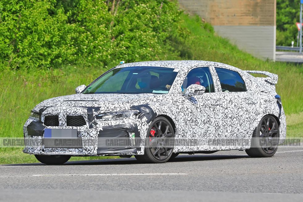 22 Honda Civic Type R Spy Photos Give First Look At 11th Gen Compact