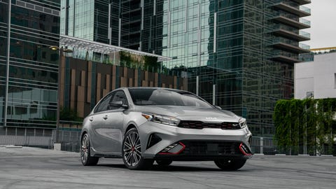 2022 Kia Forte GT front exterior 2022 kia forte gt front exterior
