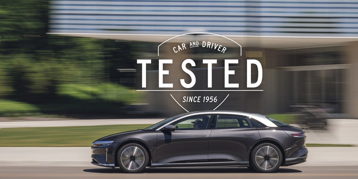 Lucid Air Grand Touring Has Best Range of Any EV We’ve Tested