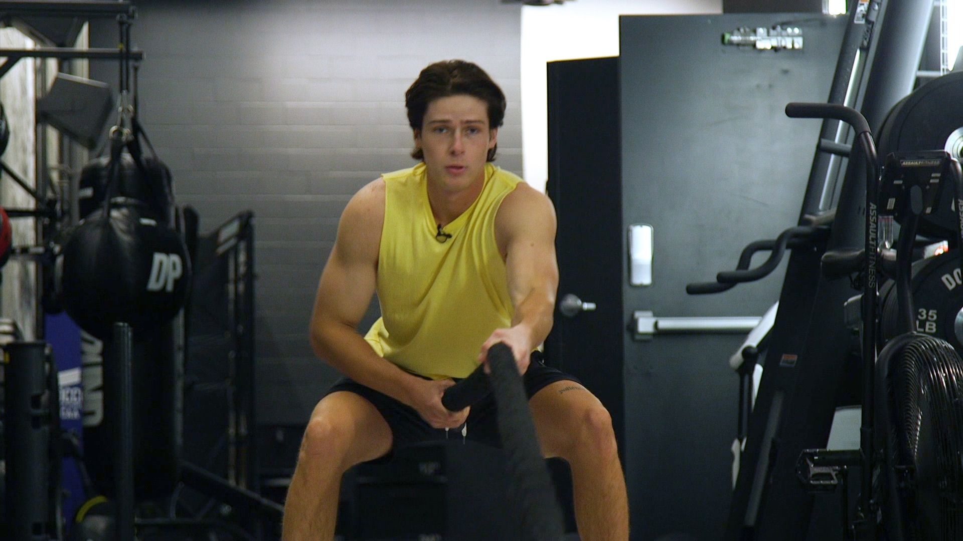 TikTok Star Blake Gray Shows Off His High-Energy Workout