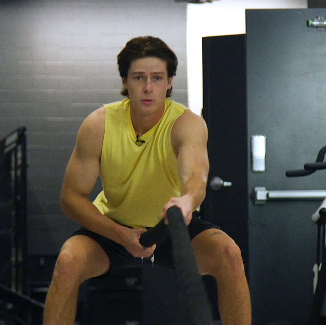 TikTok Star Blake Gray Shows Off His High-Energy Workout