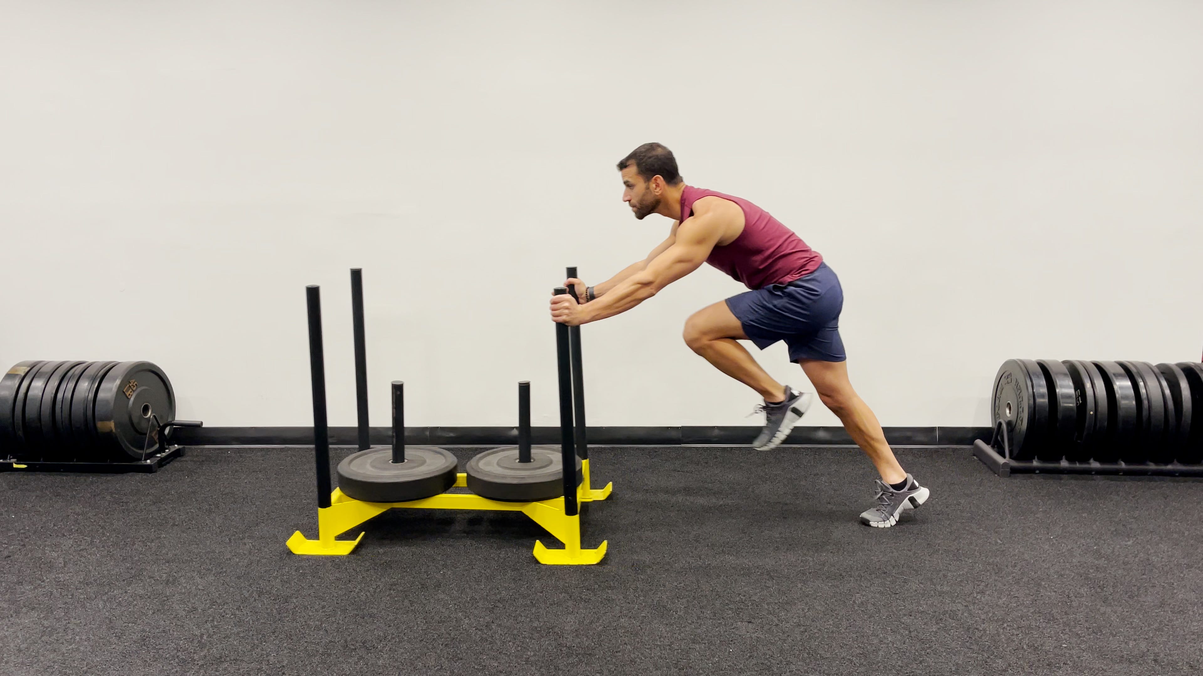Pushing, Pulling, Rowing, and Rotating—This Sled Workout Has Everything to Better Your Fitness
