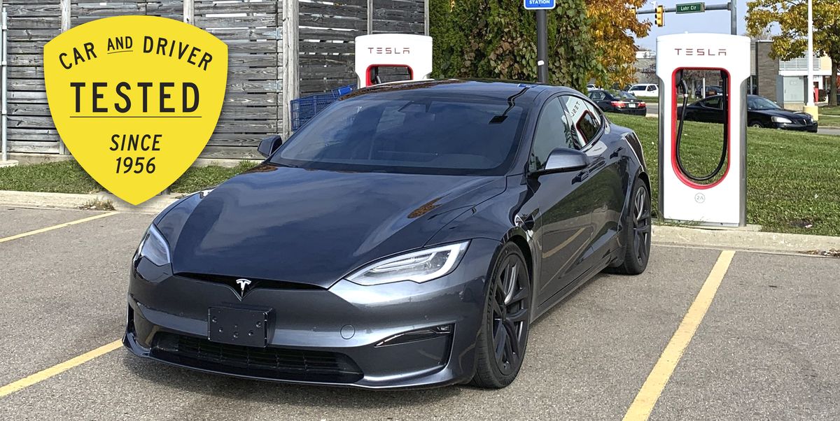 The Tesla Model S Plaid Is the Quickest-Charging EV We've Tested