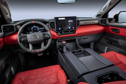 Interior of the 2024 Toyota 4Runner
