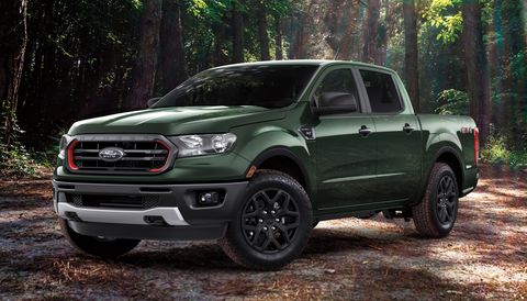 2022 ford ranger forest edition front