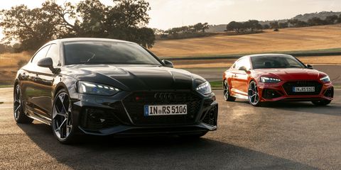 2023 audi rs 5 sportback and rs 5 coupe