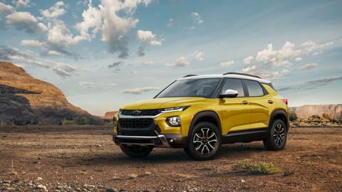 2023 Chevrolet Trailblazer Exterior the 2023 trailblazer finished in nitro yellow