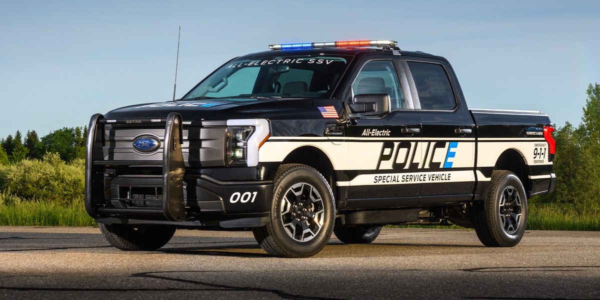 Ford Reveals F-150 Lightning Pro SSV, the EV Truck’s Police Model