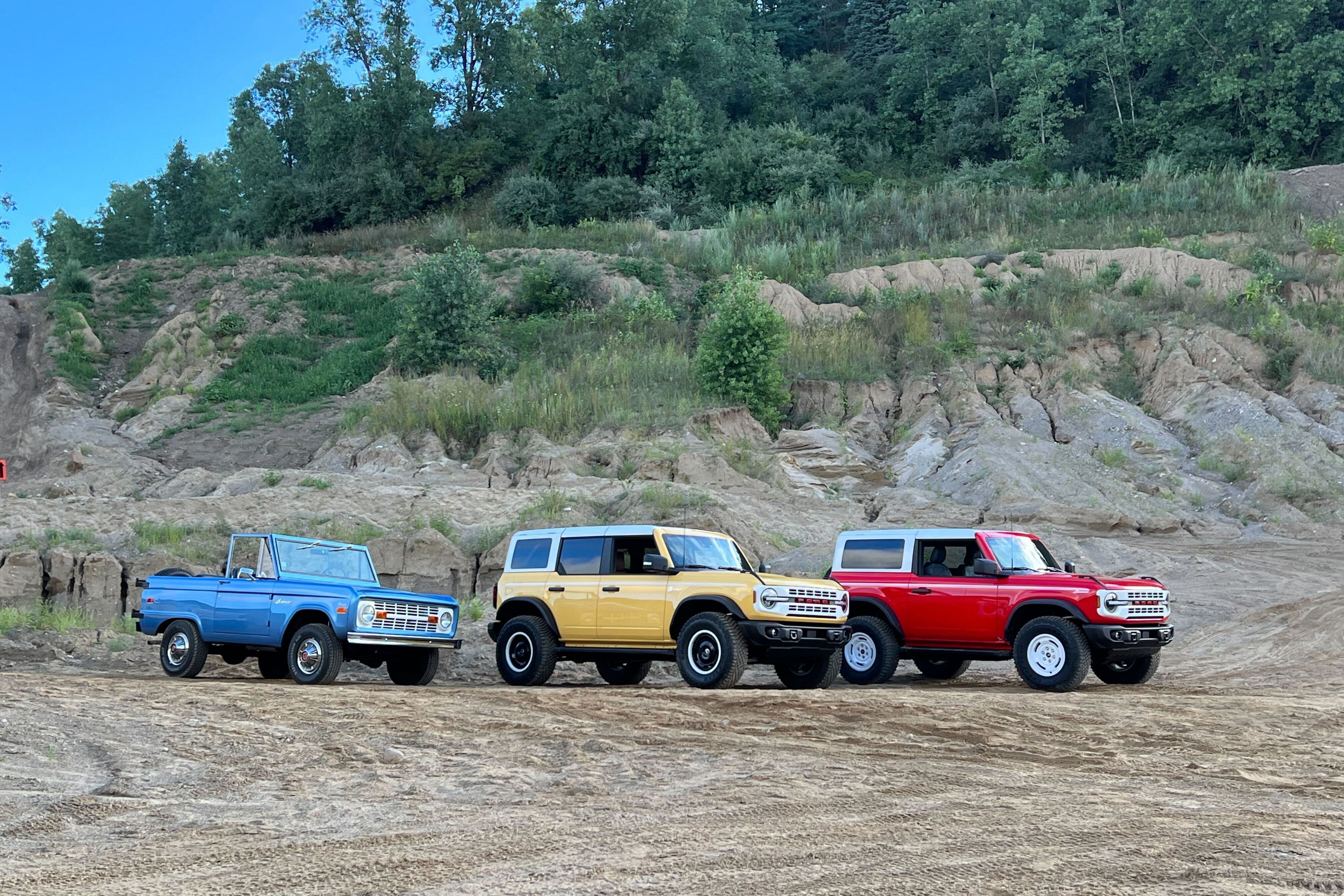See Photographs Of Ford Bronco, Bronco Sport Heritage Editions
