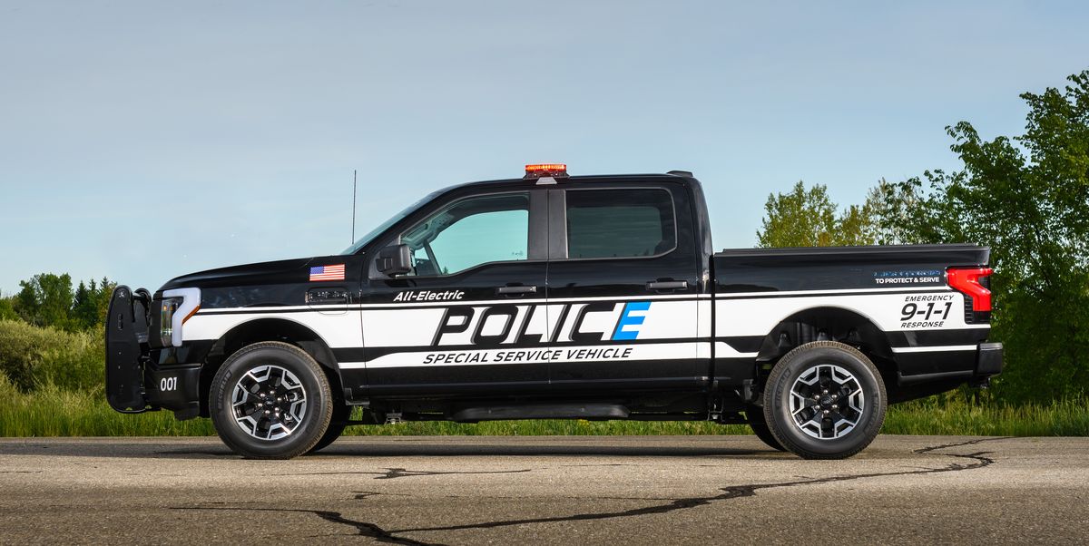 View Photos of the 2023 Ford F-150 Lightning Pro SSV
