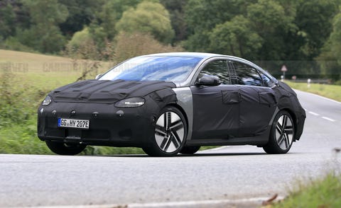 2023 Hyundai Ioniq 6 spied 2023 hyundai ioniq 6 spied