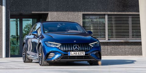 View Photos of the 2023 Mercedes-AMG EQE53
