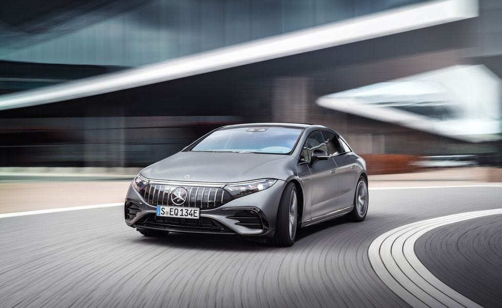 751-HP 2023 Mercedes-AMG EQS Has Tesla Model S in Its Sights