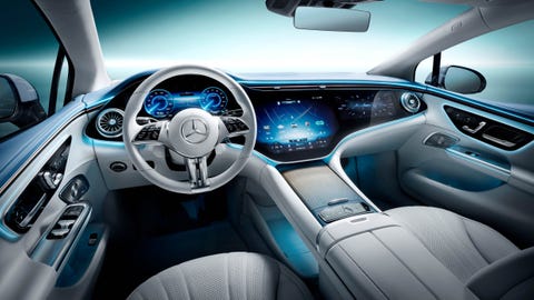 2023 mercedes benz eqe interior dash