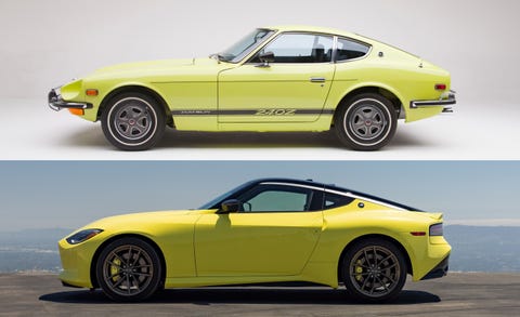 2023 nissan z and 1970 240z