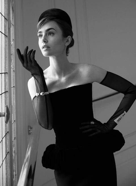 lily collins cover shoot
