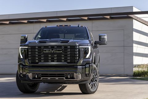 front view of the gmc sierra 2500 hd denali ultimate