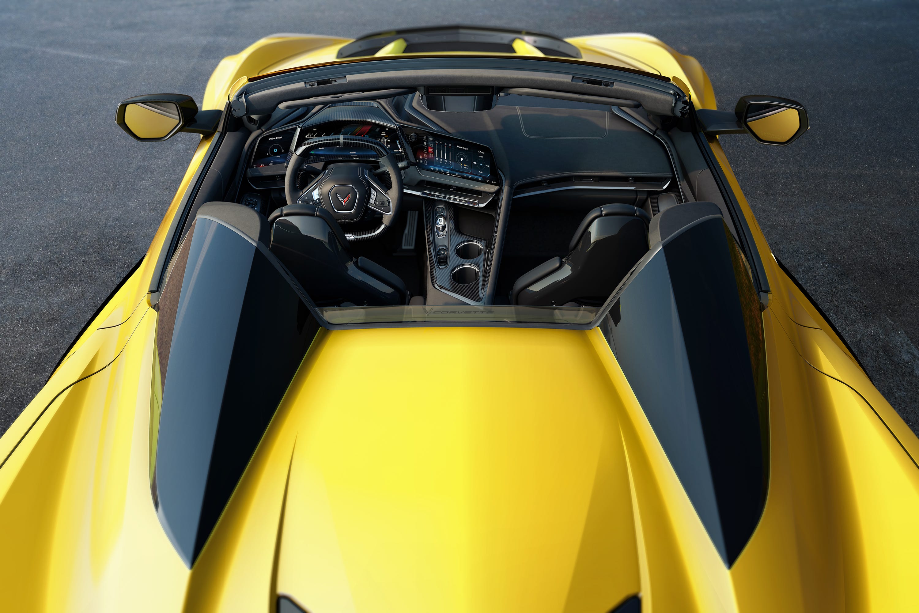 All-New Interior Can Be 'Asymmetrical' in the 2026 Corvettes