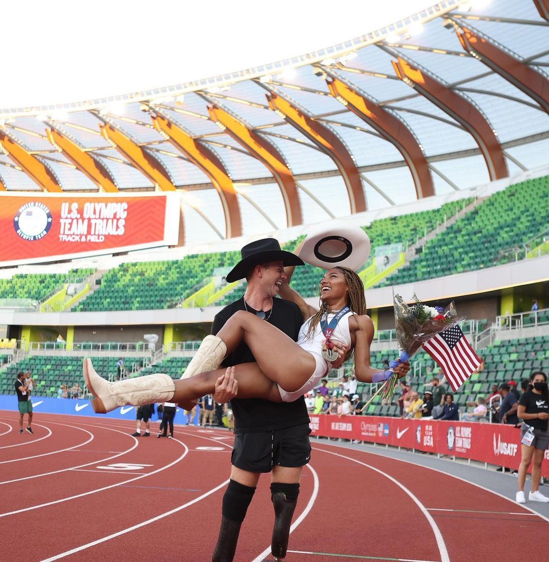 Tara Davis and Hunter Woodhall: The Olympic Couple Who Beat The Odds.