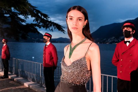 La presentazione Cartier mostra il Lago di Como