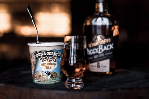 ice cream and whiskey
