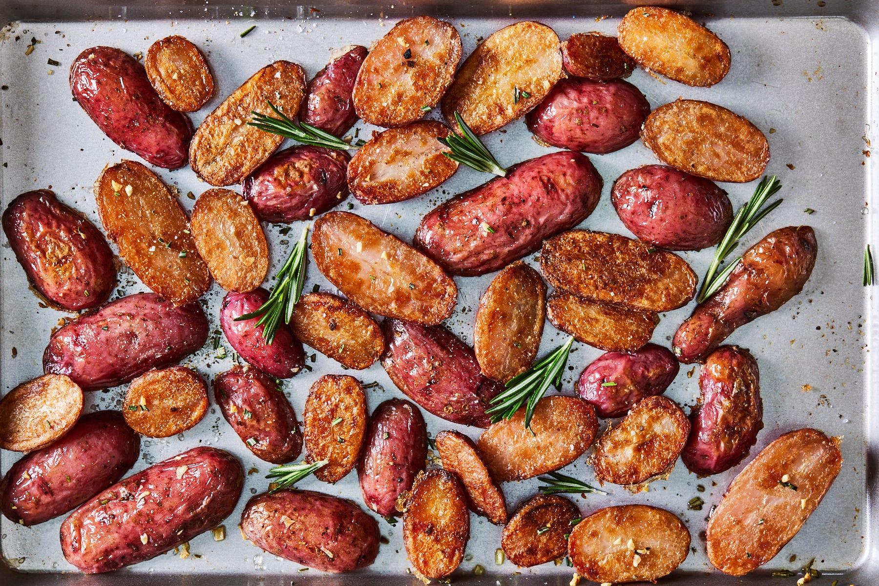 This Hack Makes The Crispiest Roasted Fingerling Potatoes