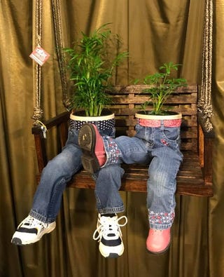 Plants In Pants Is The Brilliant Flower Trend You Never Knew About Plants In Pants Is The Brilliant Flower Trend You Never Knew About