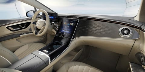 2022 Mercedes Benz Eqs Interior Aims For New Heights Of Tech Luxury