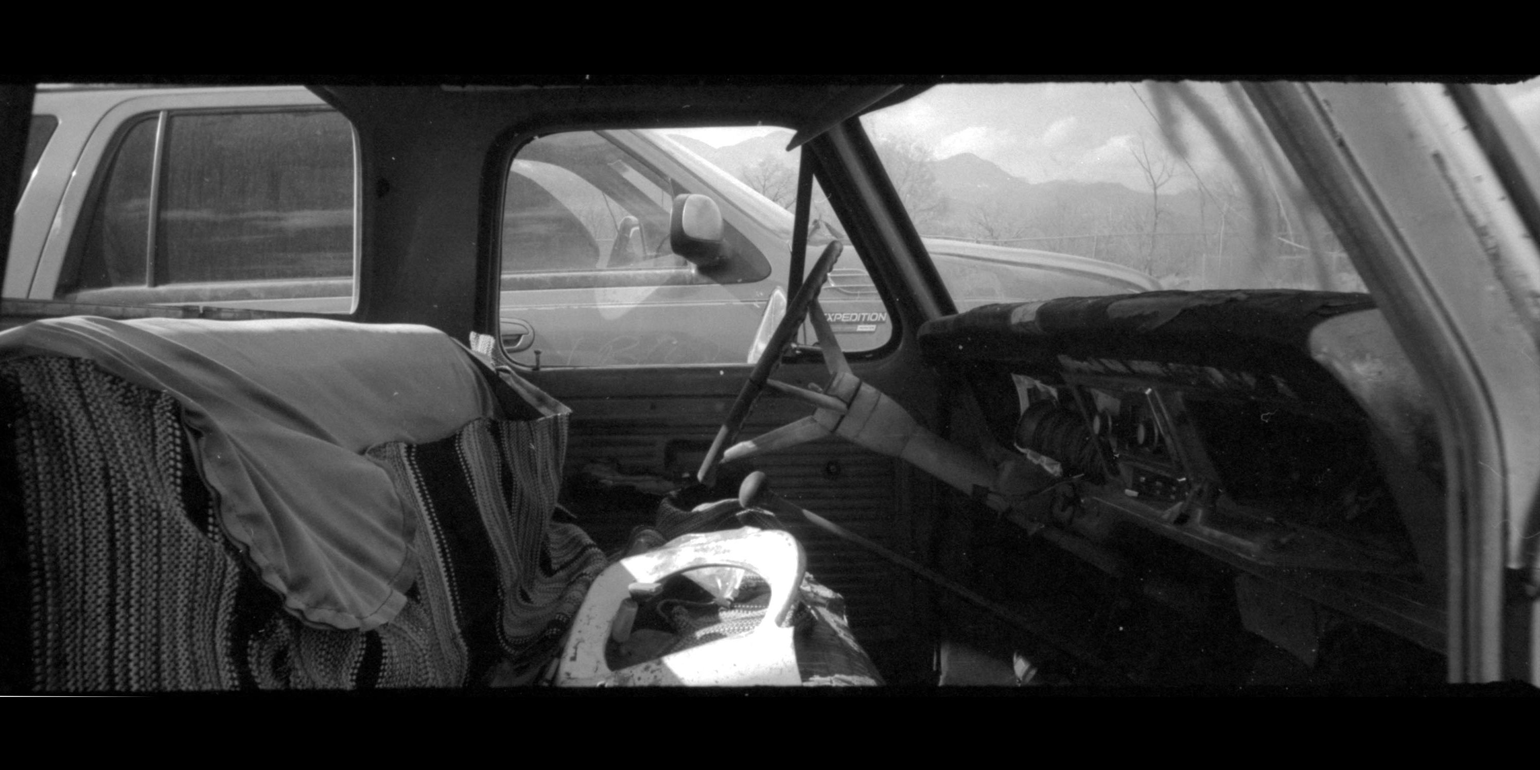 Cheap 1980s Panorama Camera Shoots Colorado Car Graveyards