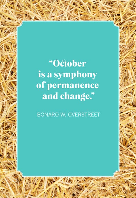 20+ Best October Quotes - Famous Inspirational Sayings about October