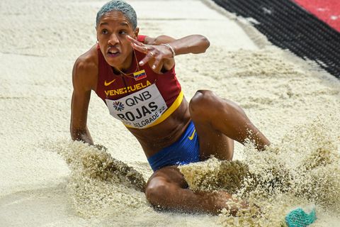 Yulimer Rojas broke the world record at the Indoor World Cup in Belgrade