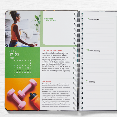 prevention's 2023 calendar and health planner