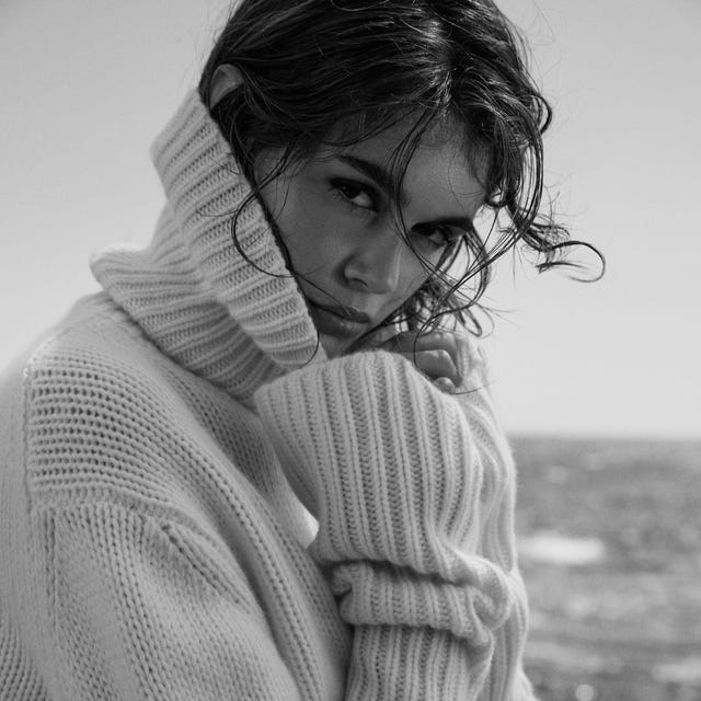 kaia gerber zara campaign collection capsule