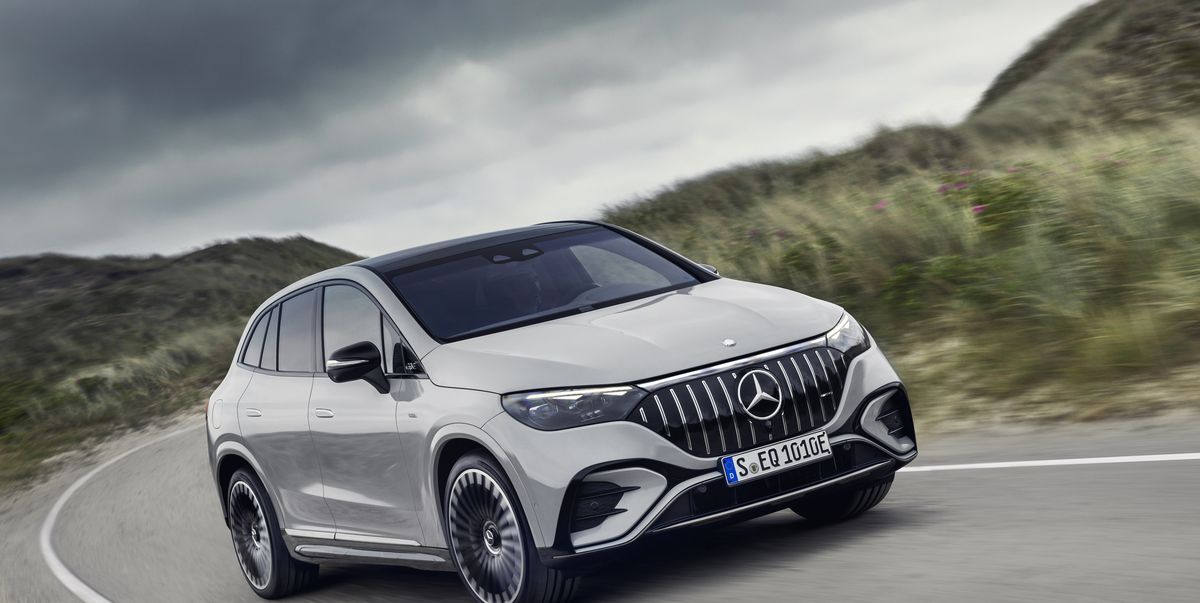 Mercedes Is Coming for BMW with the 677-Horsepower AMG EQE SUV