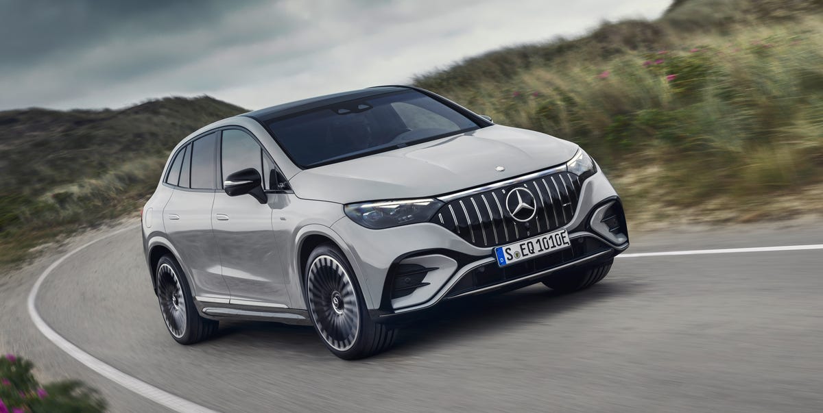 Mercedes Is Coming for BMW with the 677-Horsepower AMG EQE SUV
