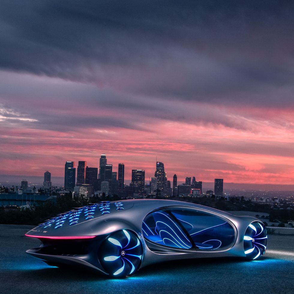 We Drive the Mercedes-Benz Vision AVTR Concept Car from Avatar