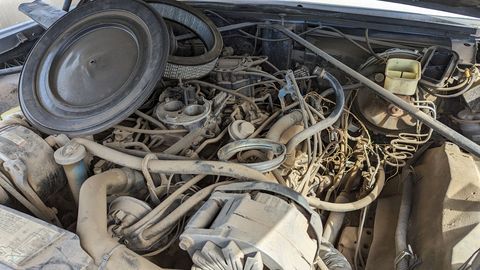 1980 cadillac eldorado san remo dorado convertible in denver junkyard