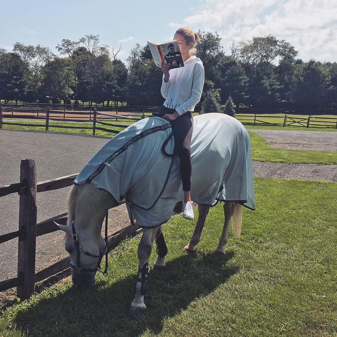 gigi hadid horse