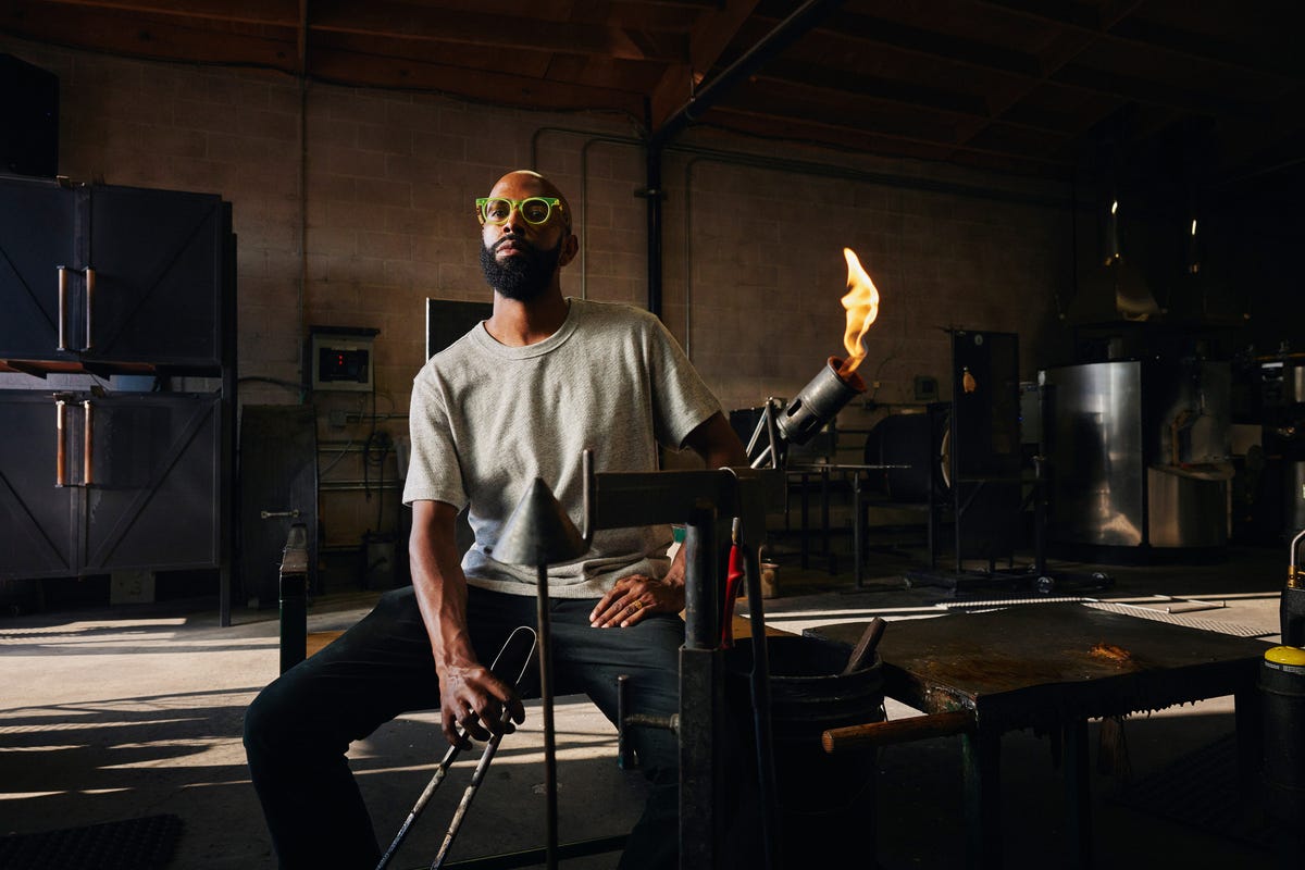 Mettle Work: In the Studio with Glass Artist Cedric Mitchell