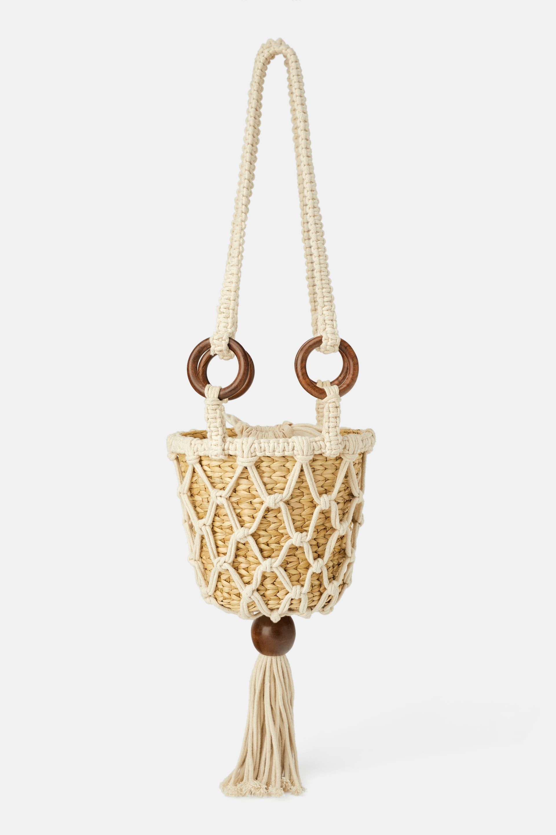 bolso macrame zara