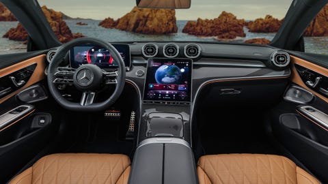 mercedes benz cle sınıfı yolda sürüş