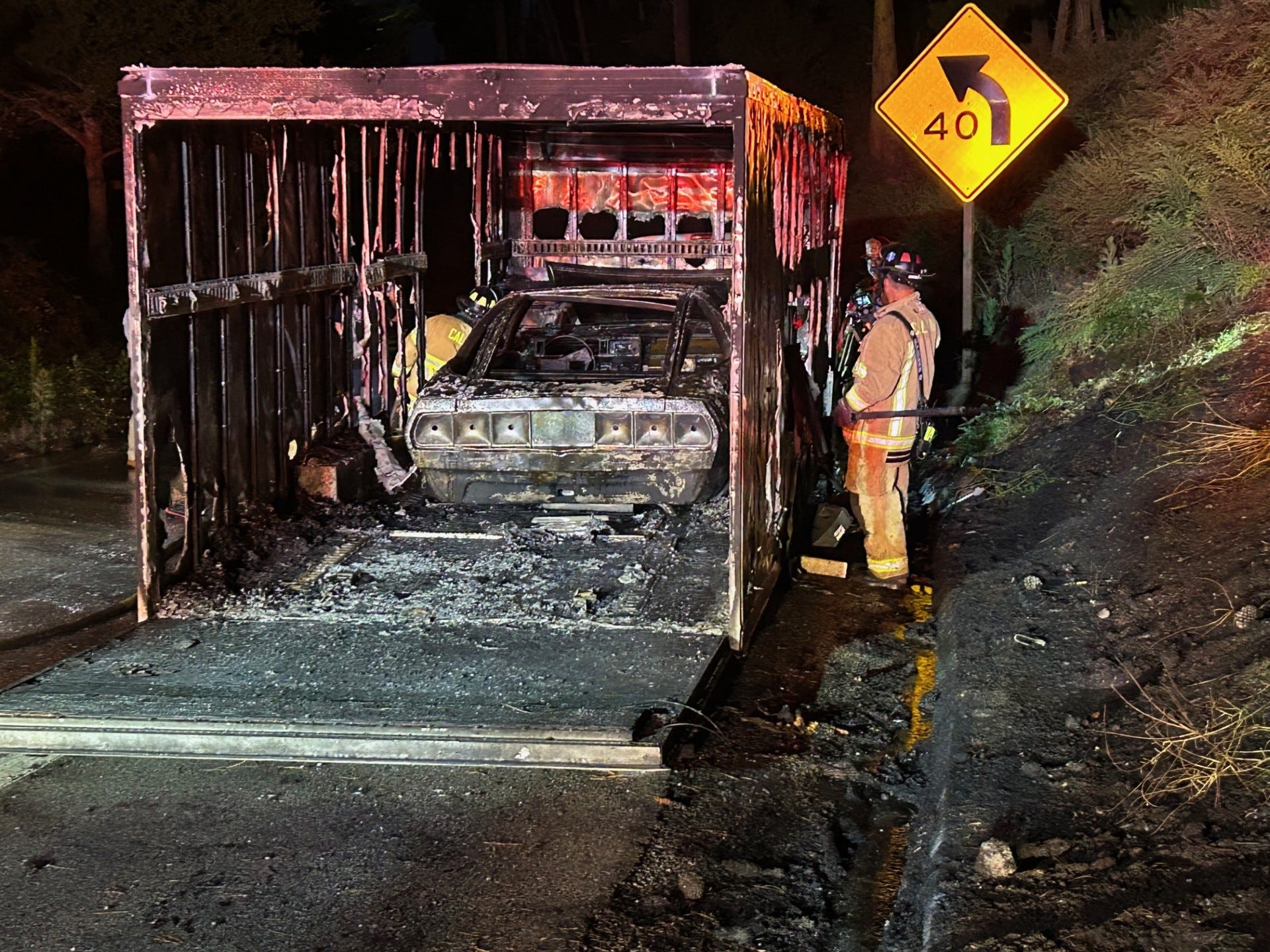 Super-Rare Ford Concept Car Destroyed in Trailer Fire at Monterey Car Week