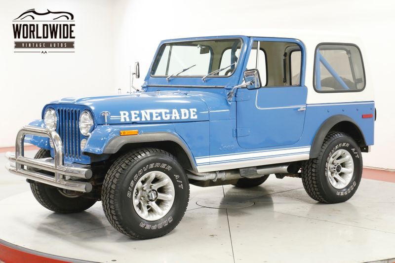 This  V-8 Jeep CJ Renegade Isn't Like Today's Wranglers