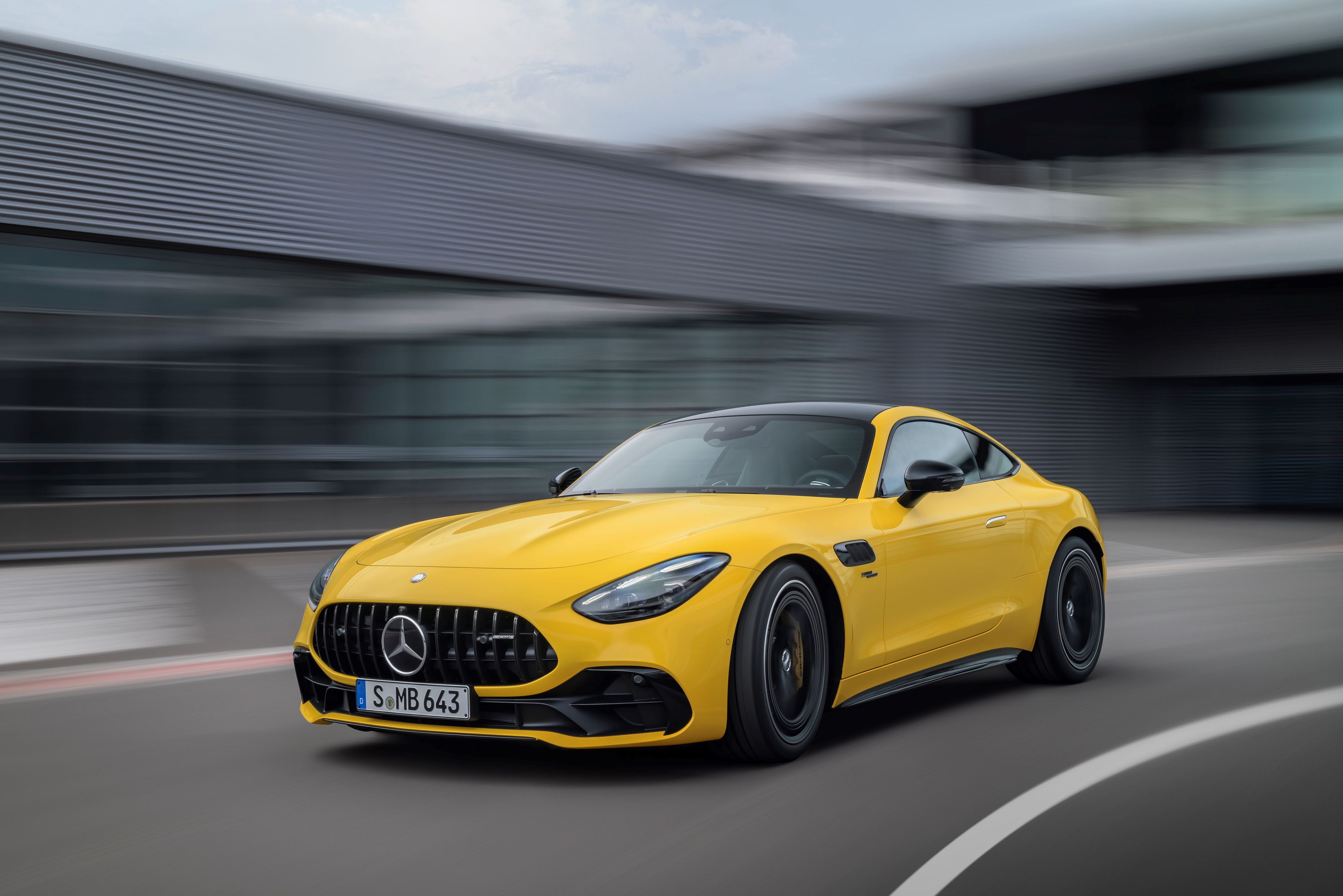 2025 Mercedes-AMG GT43 Coupe Packs a Turbo-Four and Rear-Wheel Drive