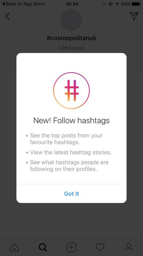instagram will now let you follow hashtags on your feed - following hashtags on instagram
